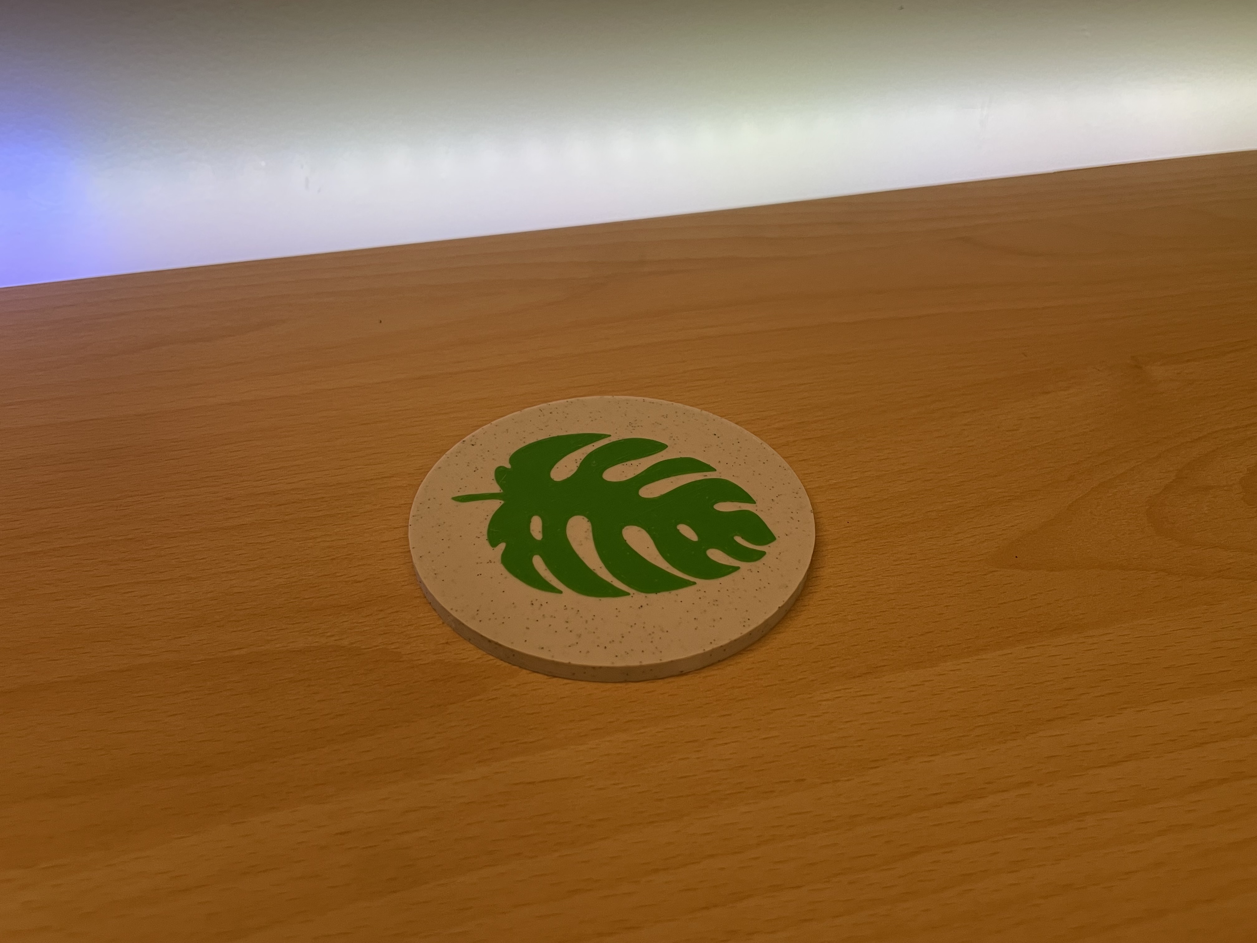 Miniatura 2 do modelo 3D Botanical Leaf Coasters