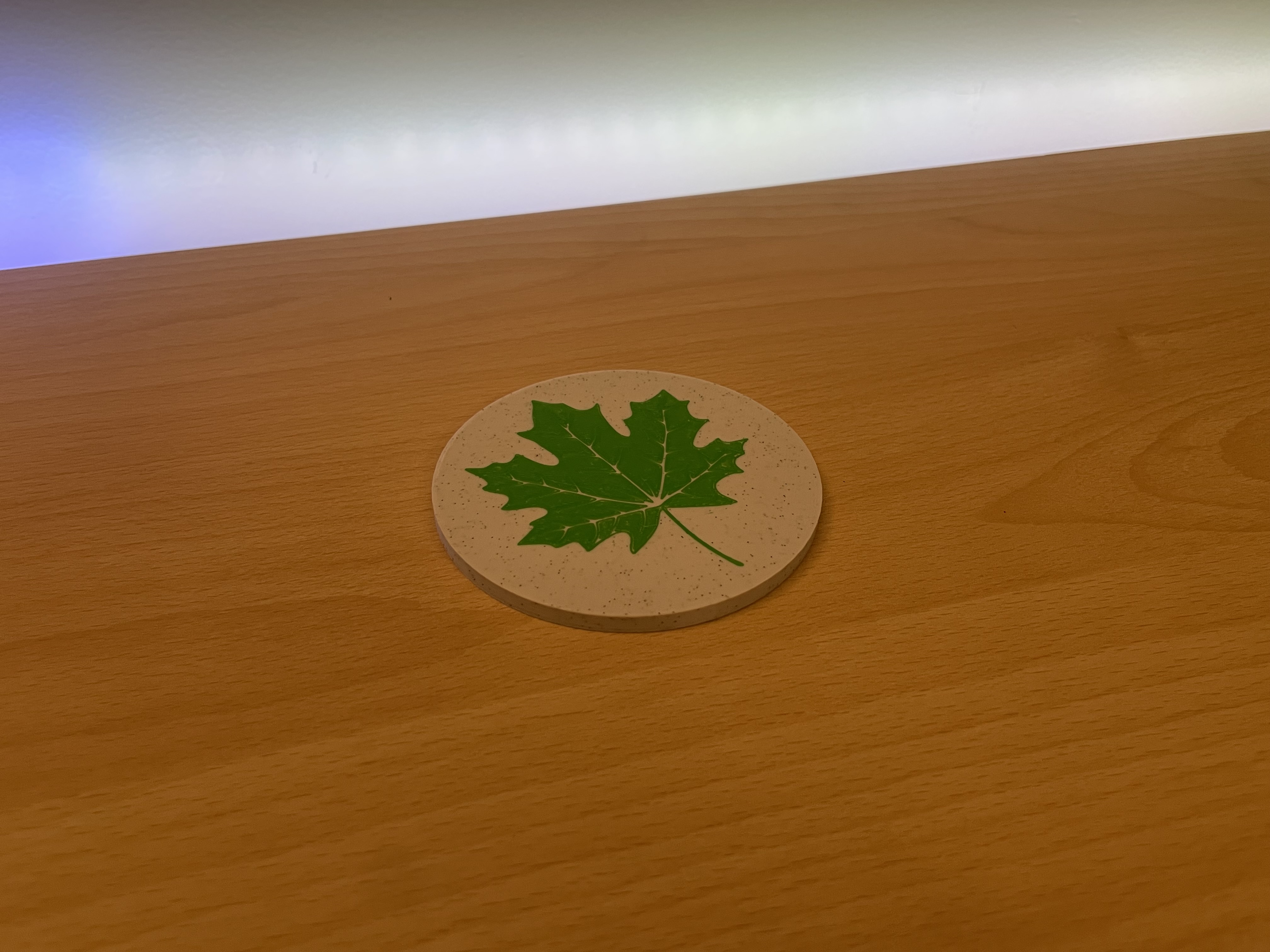 Miniatura 5 do modelo 3D Botanical Leaf Coasters