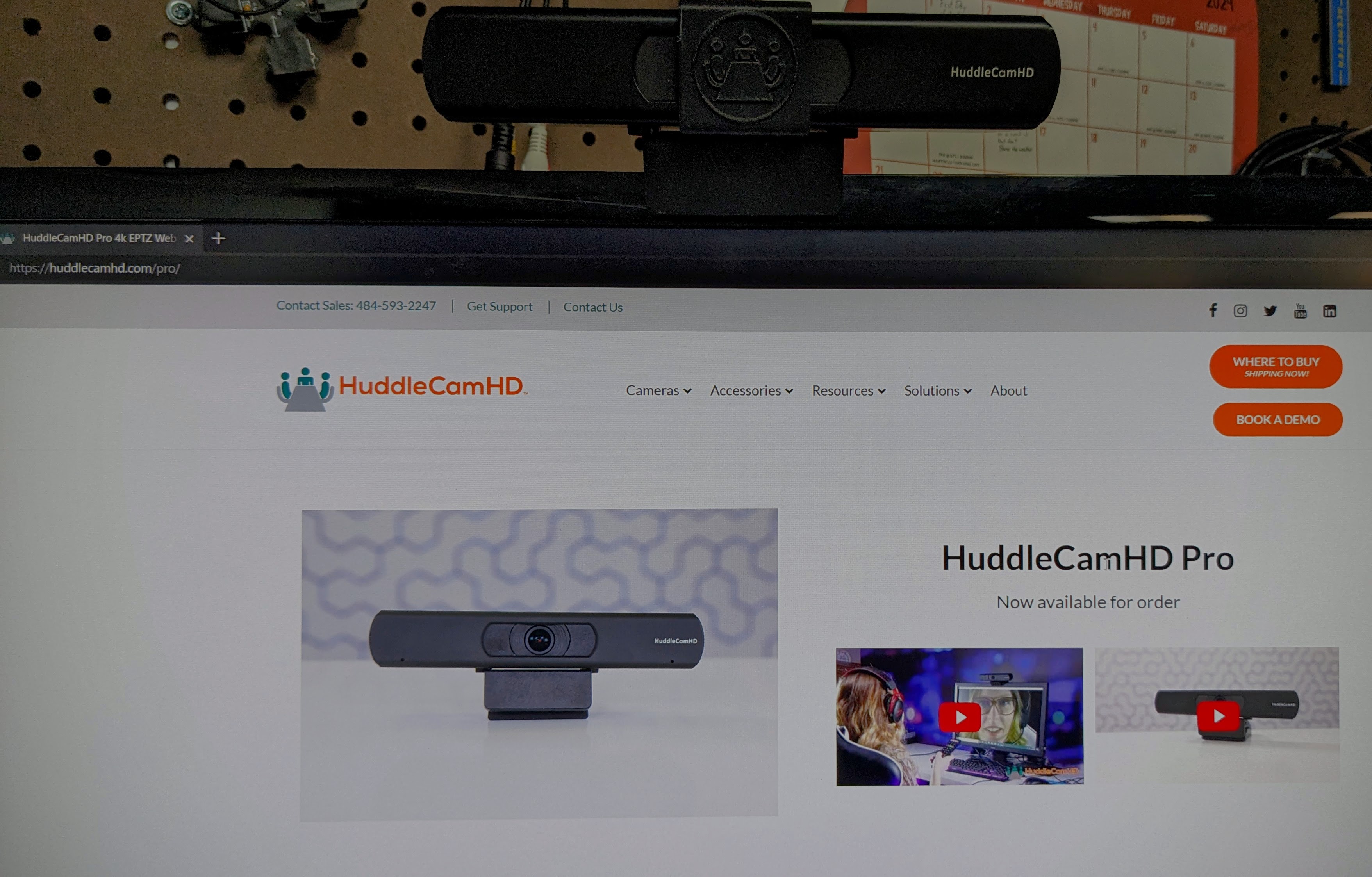HuddleCamHD Web Cam Pro Privacy Cover