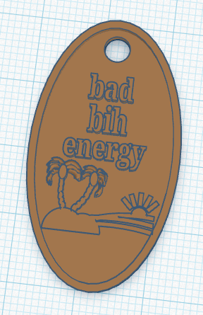 bad bih energy key chain
