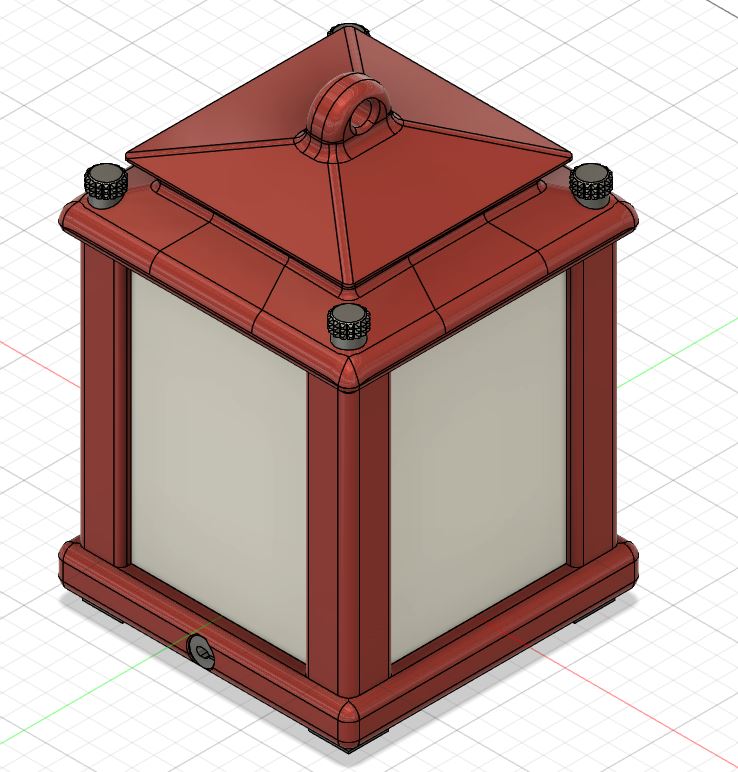 Miniatura 7 do modelo 3D Lithophane-Lantern