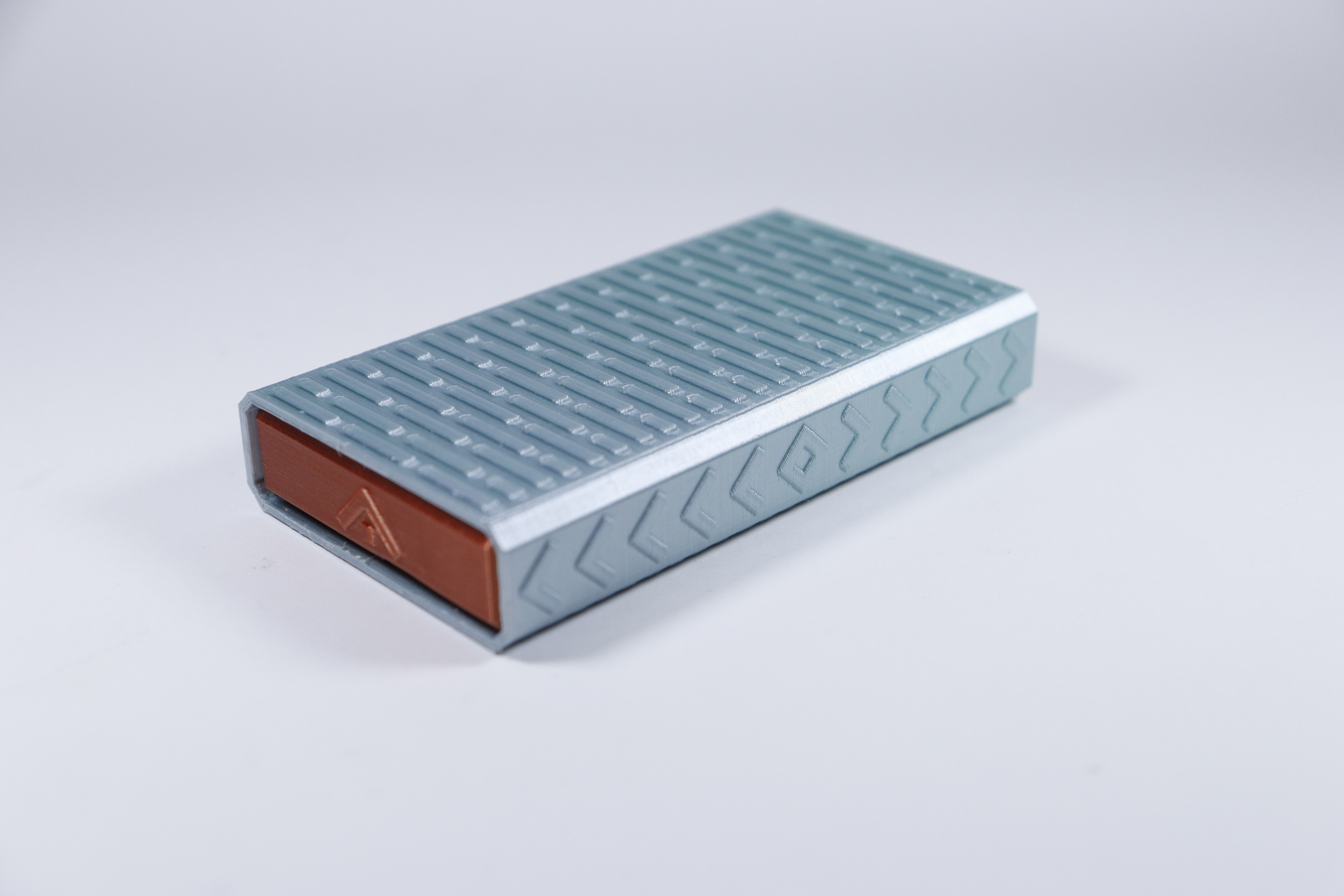 Lockable Sliding Box With Two Compartments