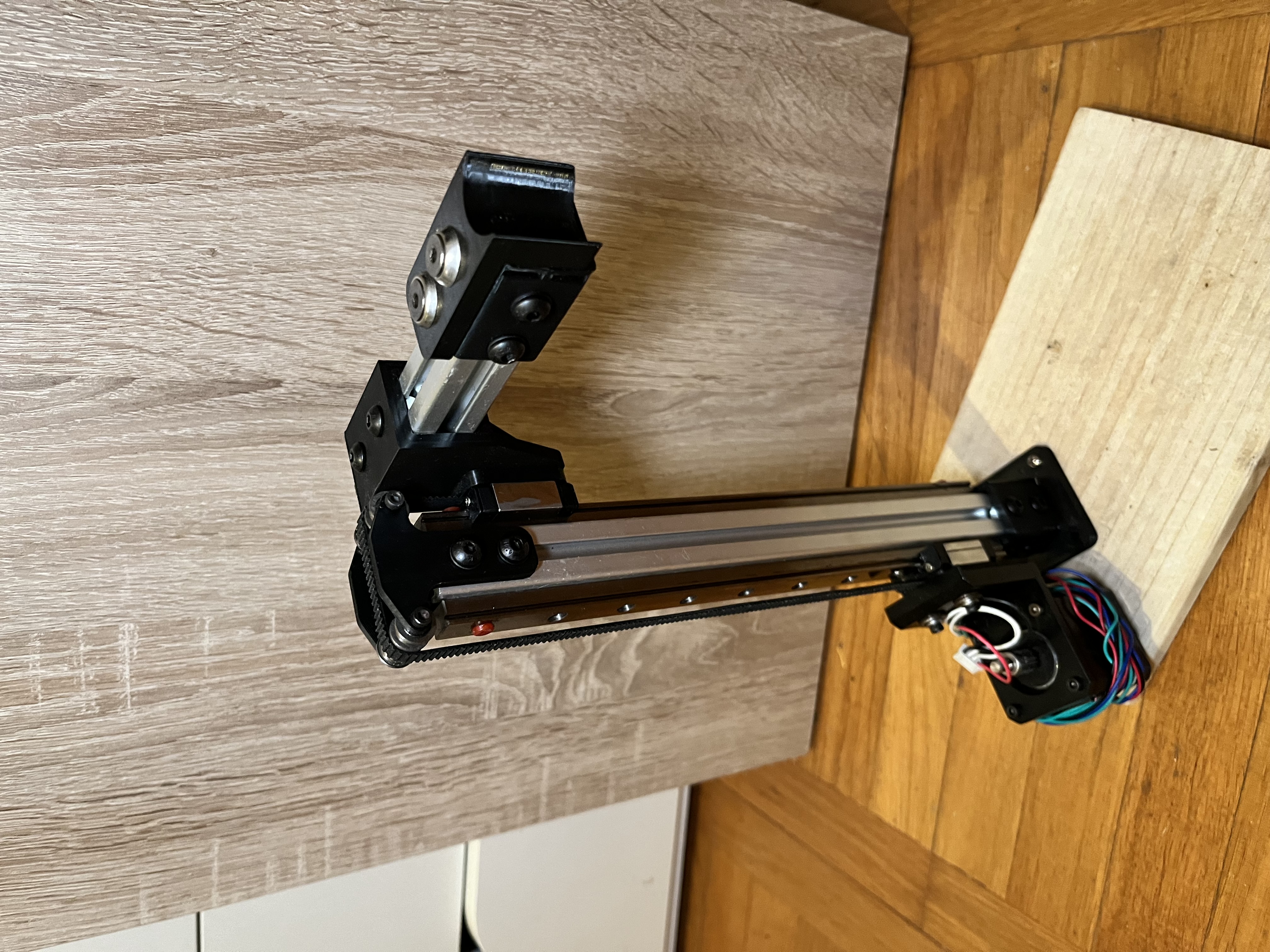 LPJLA (Linear press from junk laying around) Vertical heat insert press