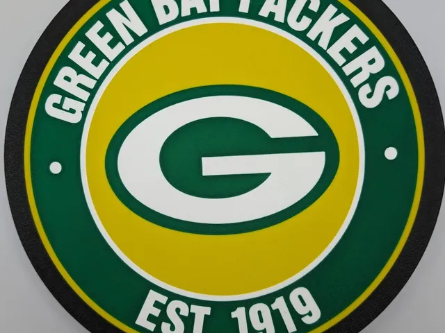 Green Bay Packers Round Light Box