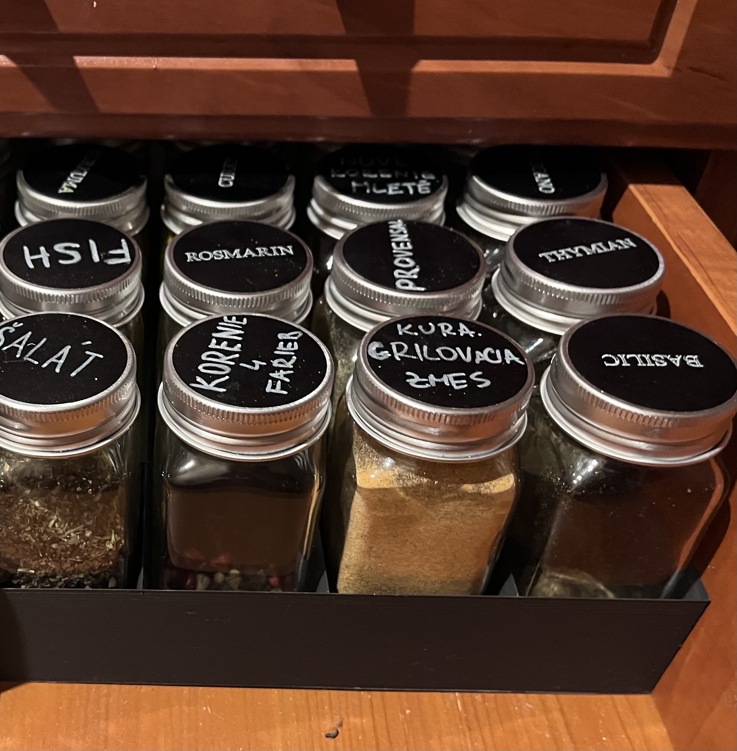 Spices Organizer For Drawer By Martin Tulak Download Free STL Model   Img 3749 