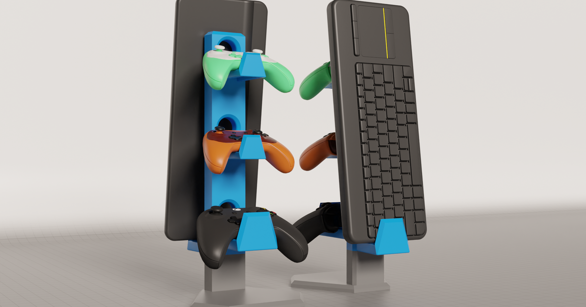 Game Controller Tower - New Arms por Jay MacKay | Descargar modelo STL ...