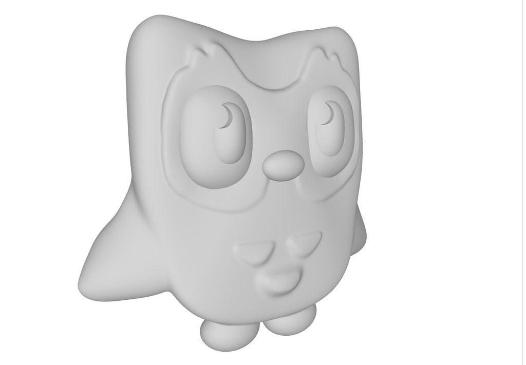 Duolingo Owl By Ruralroots3d 