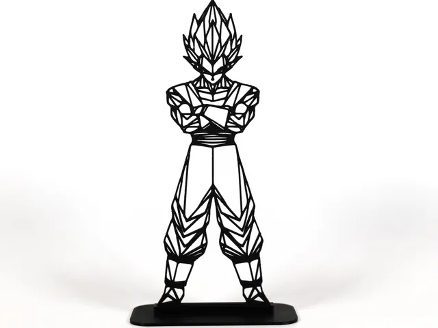 Geometric Low Poly Vegeta