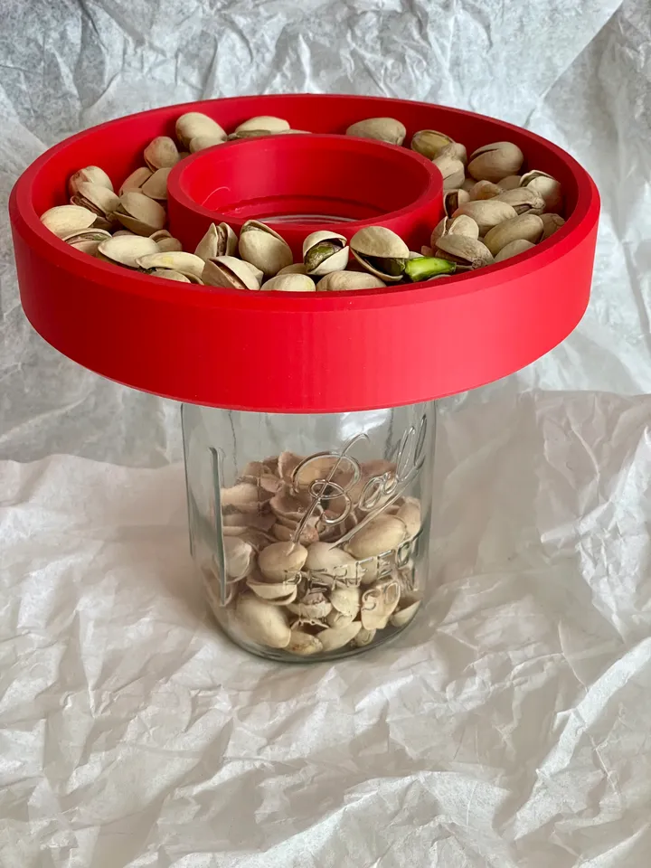 Mason Jar Snack Tray by ben7897, Download free STL model
