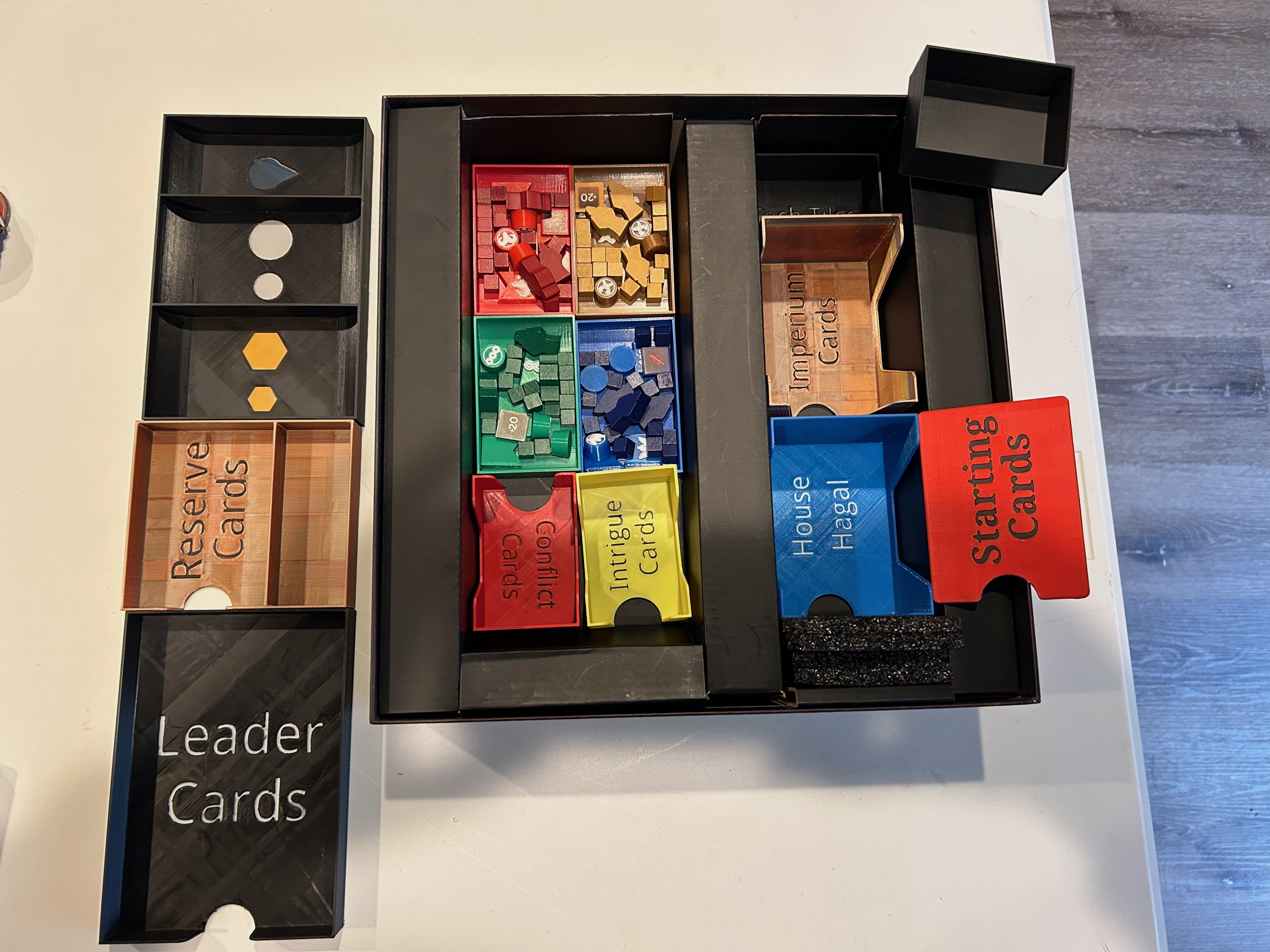 Dune Imperium Box Organizer with Labels