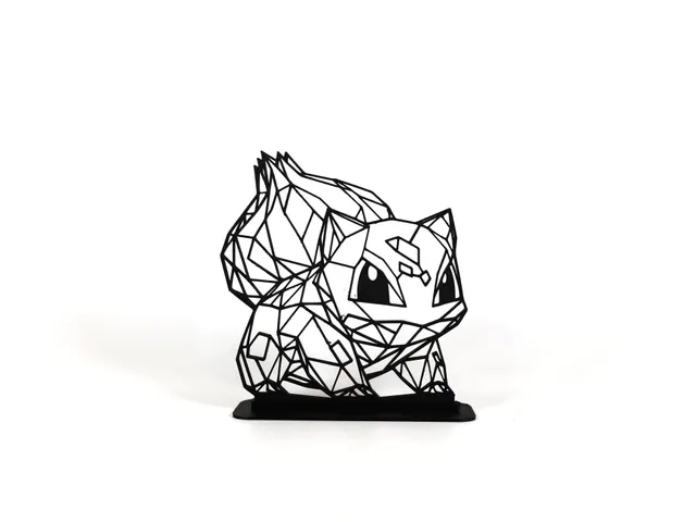 Geometric Low Poly Bulbasaur