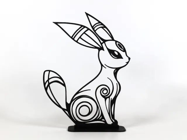 Flowing Line Art Umbreon
