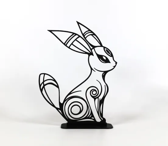 Flowing Line Art Umbreon