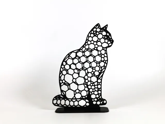 Geometric Low Poly Cat