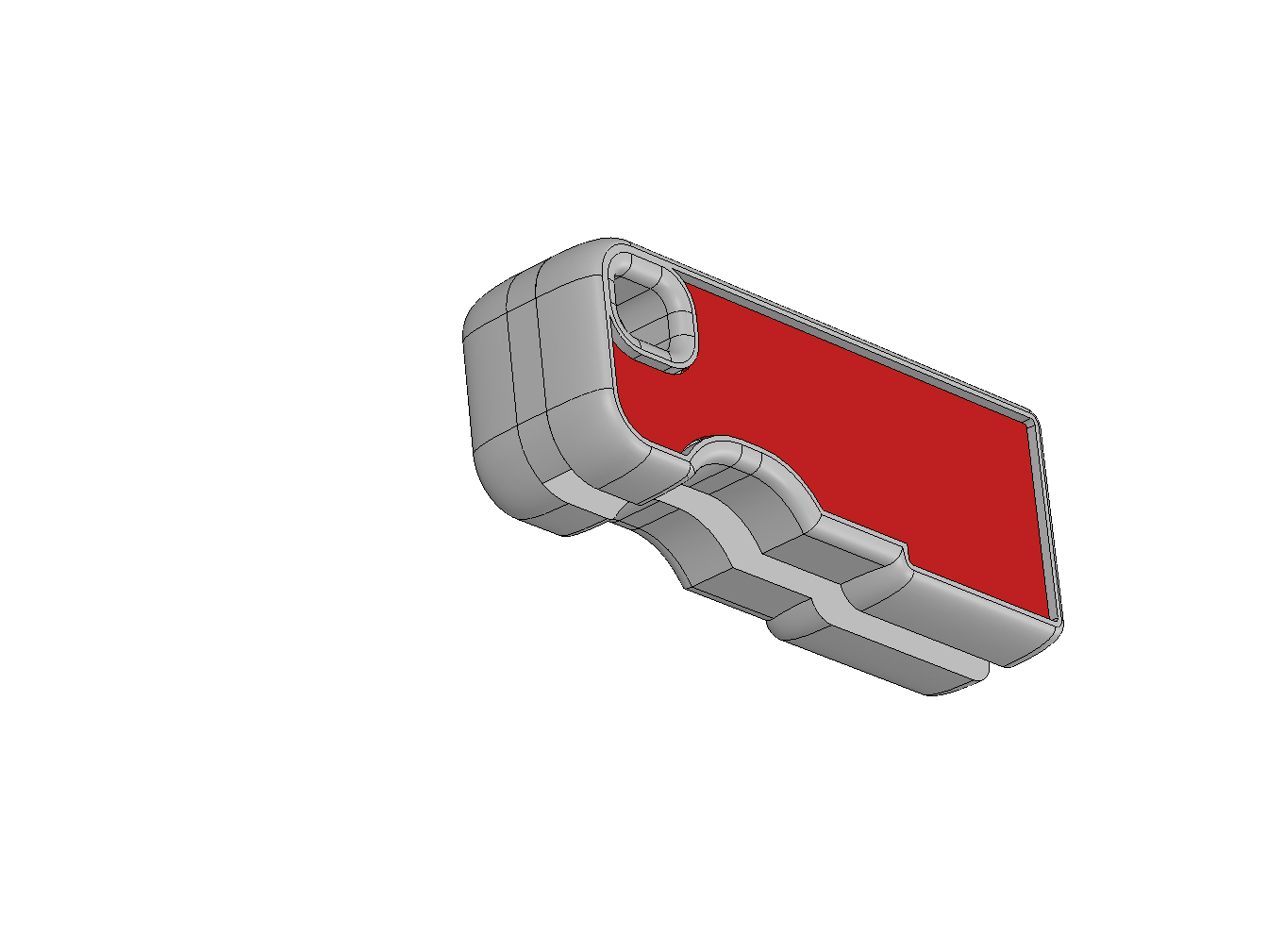 Foldable Garant ESD locker key holder with marking plate — miniatura 3