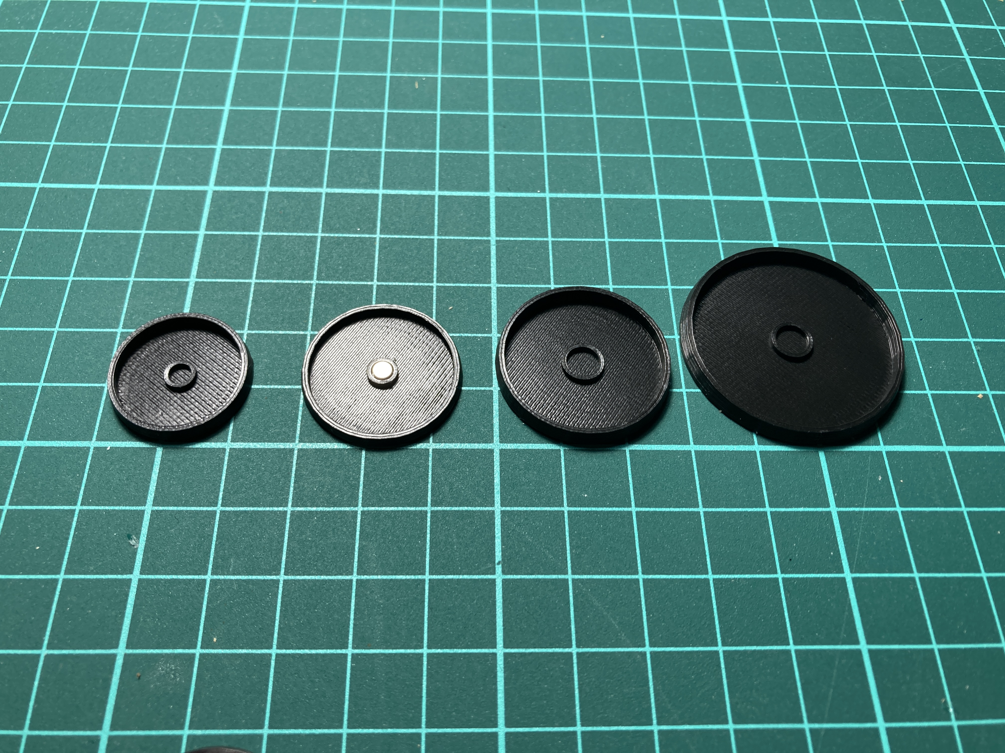 Fillings With Magnet For Warhammer Miniature Bases (25/28/32/40mm)