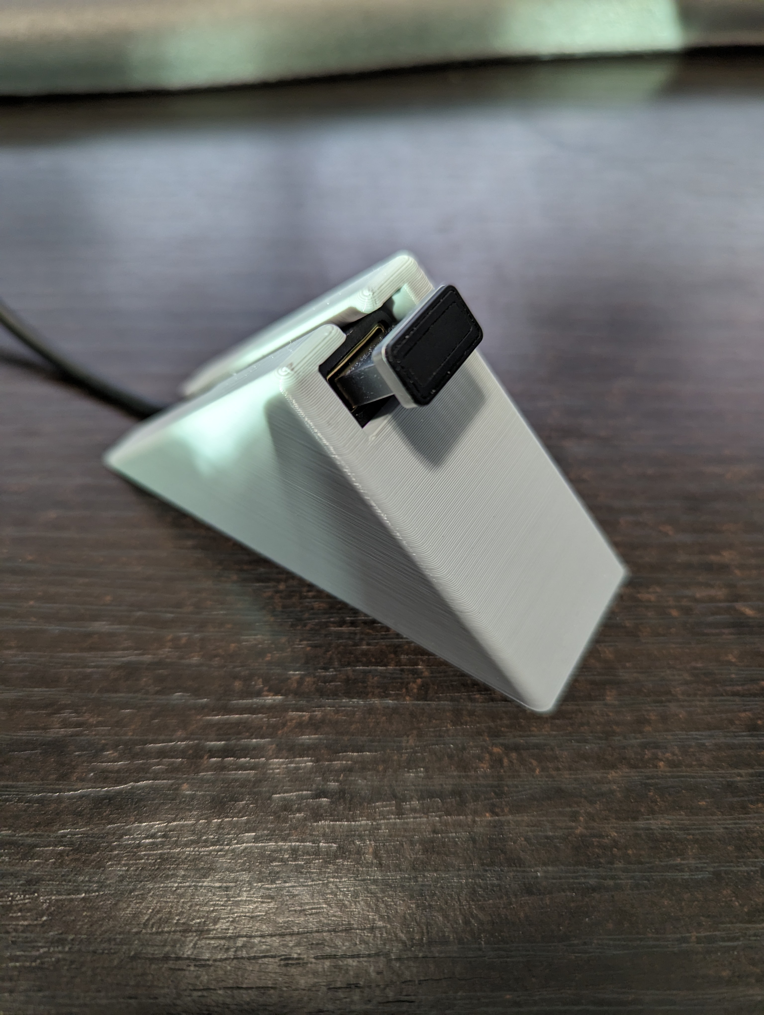 Desktop Stand for USB Fingerprint Reader (Rectangular)
