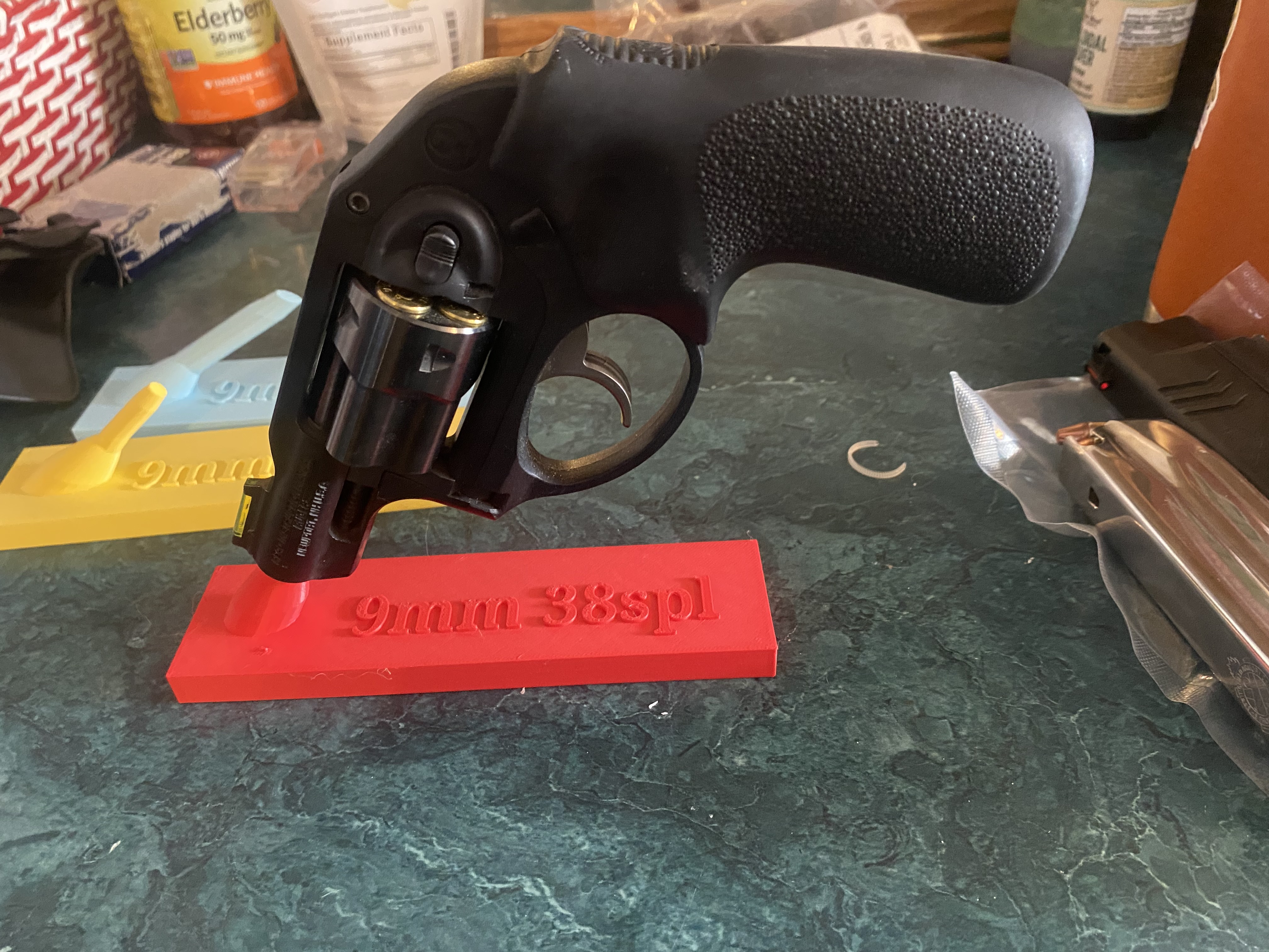 Pistol Holder Display Stand 9mm 38spl