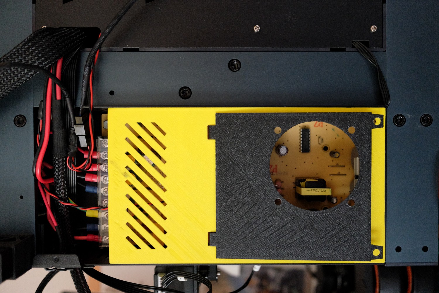 Neptune PSU cover with modular fan mount 40mm 60mm 80mm 90mm 120mm for