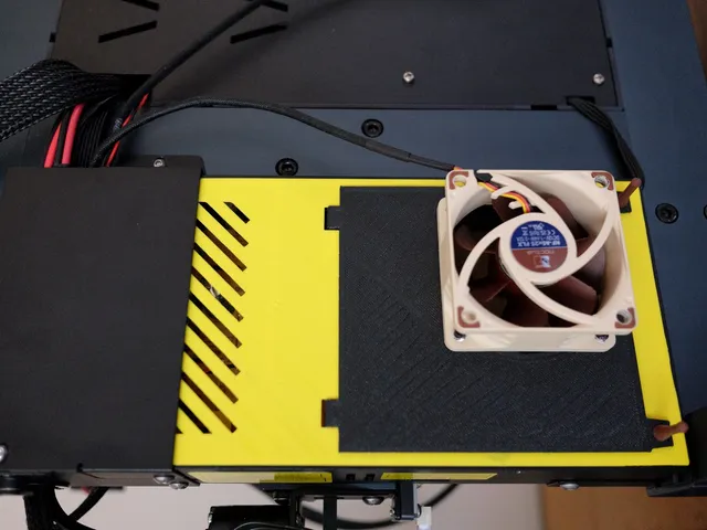 Neptune PSU cover with modular fan mount 40mm 60mm 80mm 90mm 120mm for quiet print - Neptune 3/4 Pro