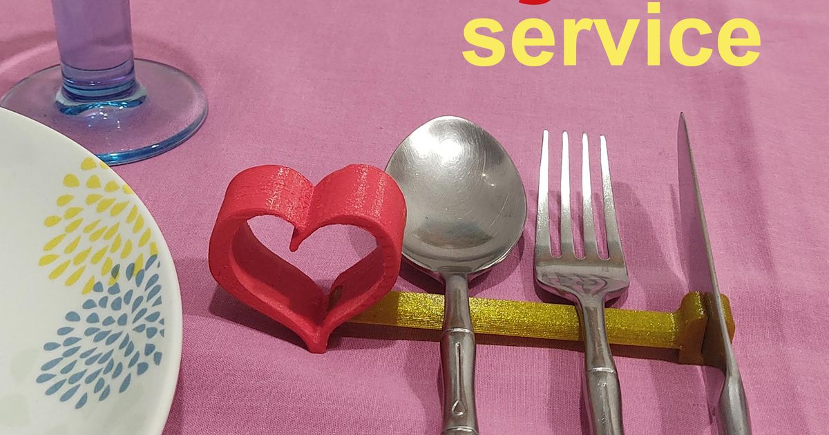 Cutlery service by A2S_dESING Download free STL model