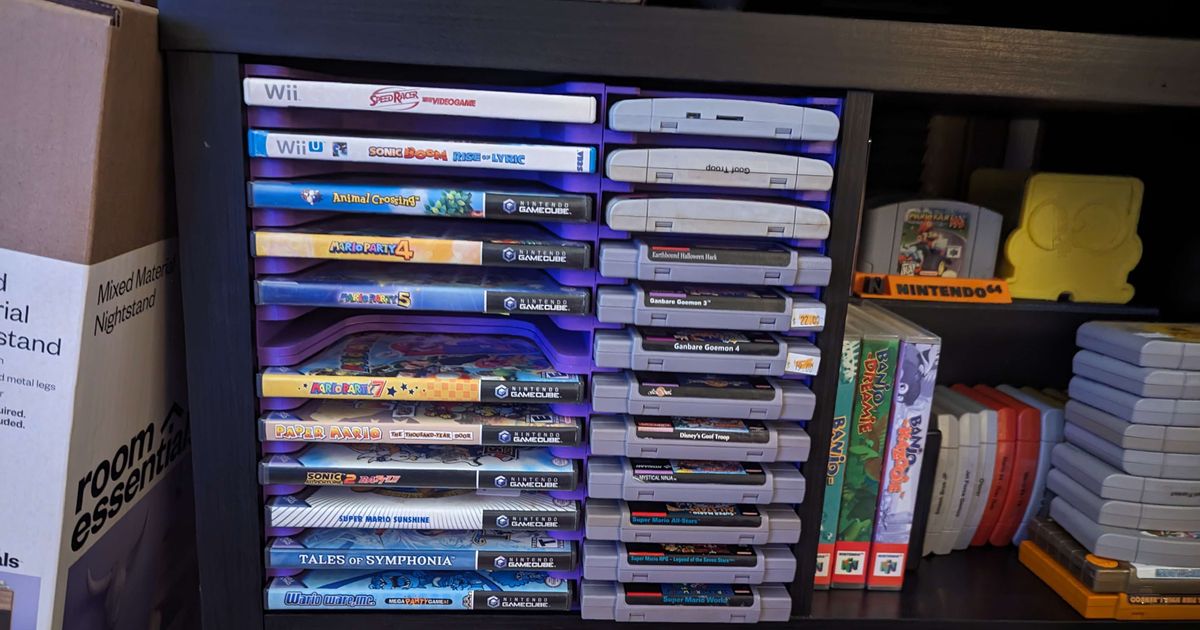 Kallax Shelf DVD Holder by Siege Download free STL model