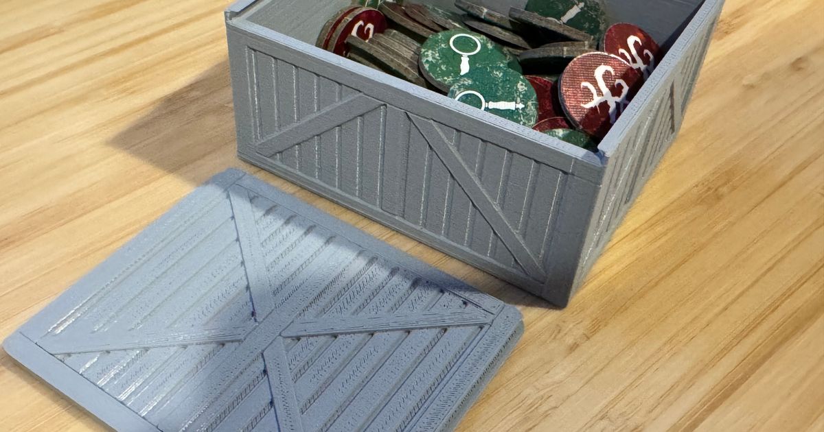 Board Game Bits Container Box by ryanchakajodda | Download free STL ...