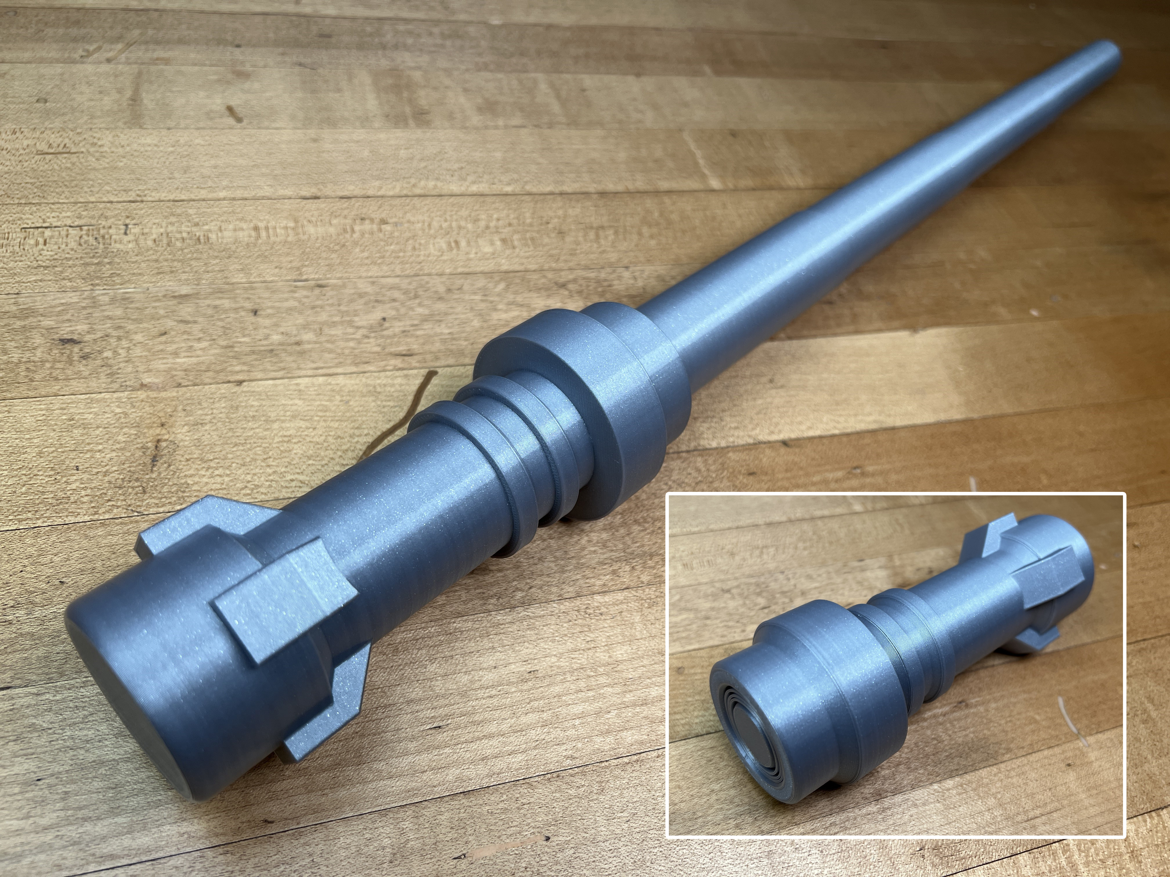 Collapsing Lego Lightsaber (Print-in-Place)