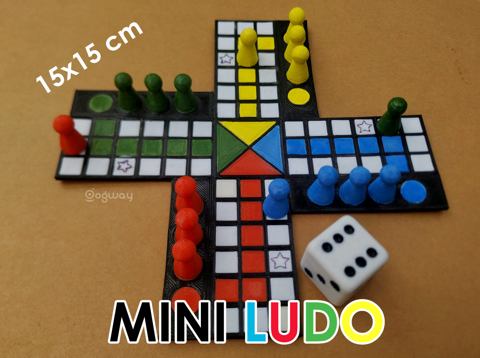 Portable Mini Ludo Board Game