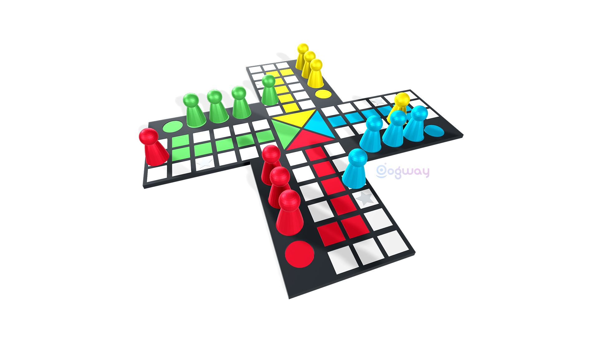 Ludo Game (Člověče, nezlob se!) by Dino, Download free STL model