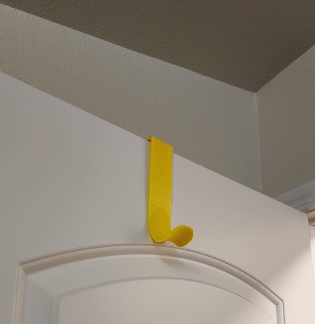 Reinforced door hanger