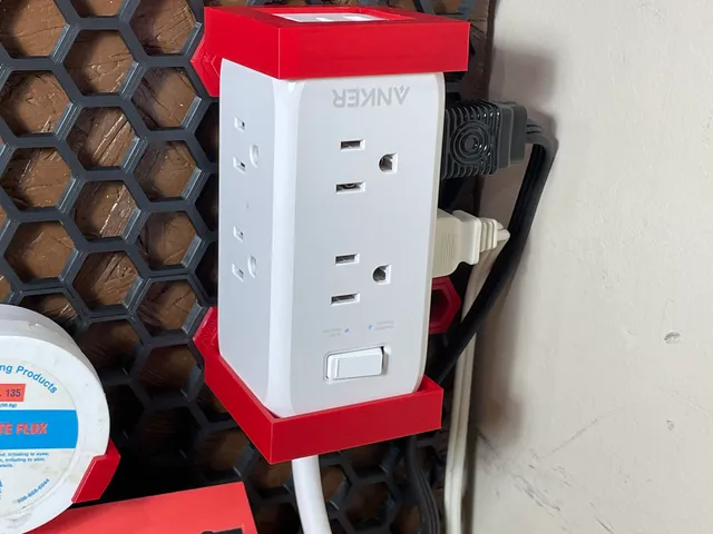 Anker 332 USB-C Power strip HSW (Honeycomb Storage Wall) Mount