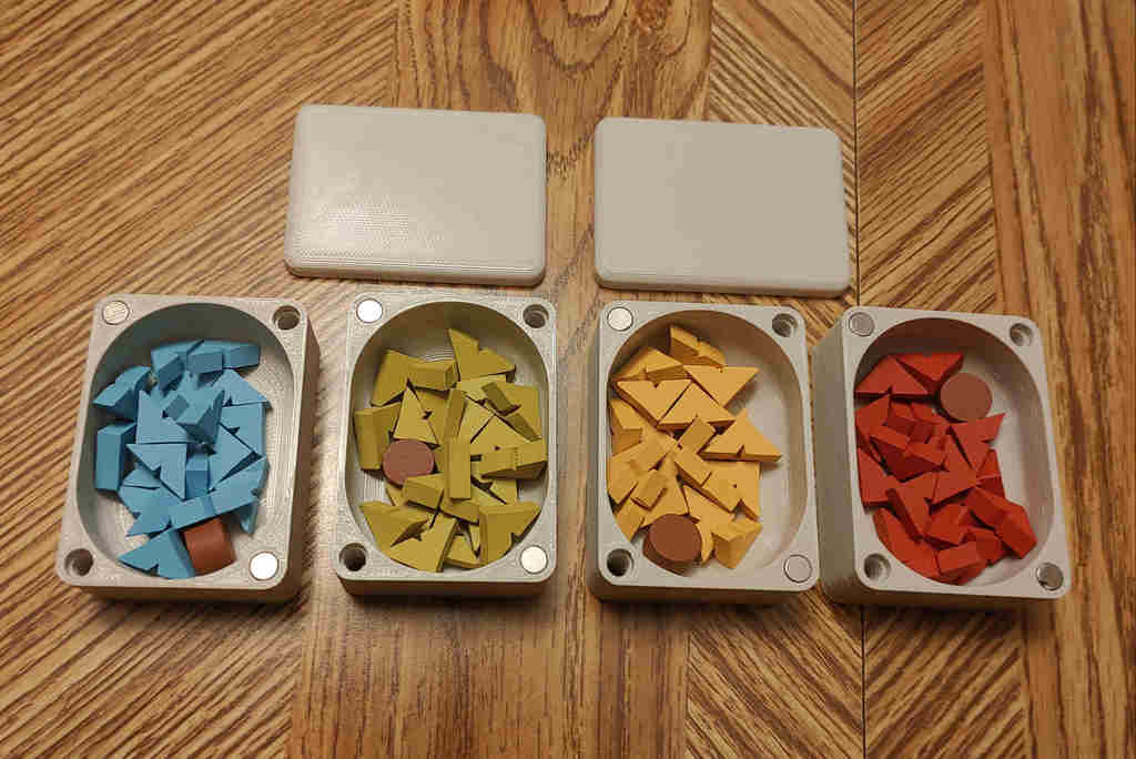 Near and Far Board Game Organizer - Player Boxes