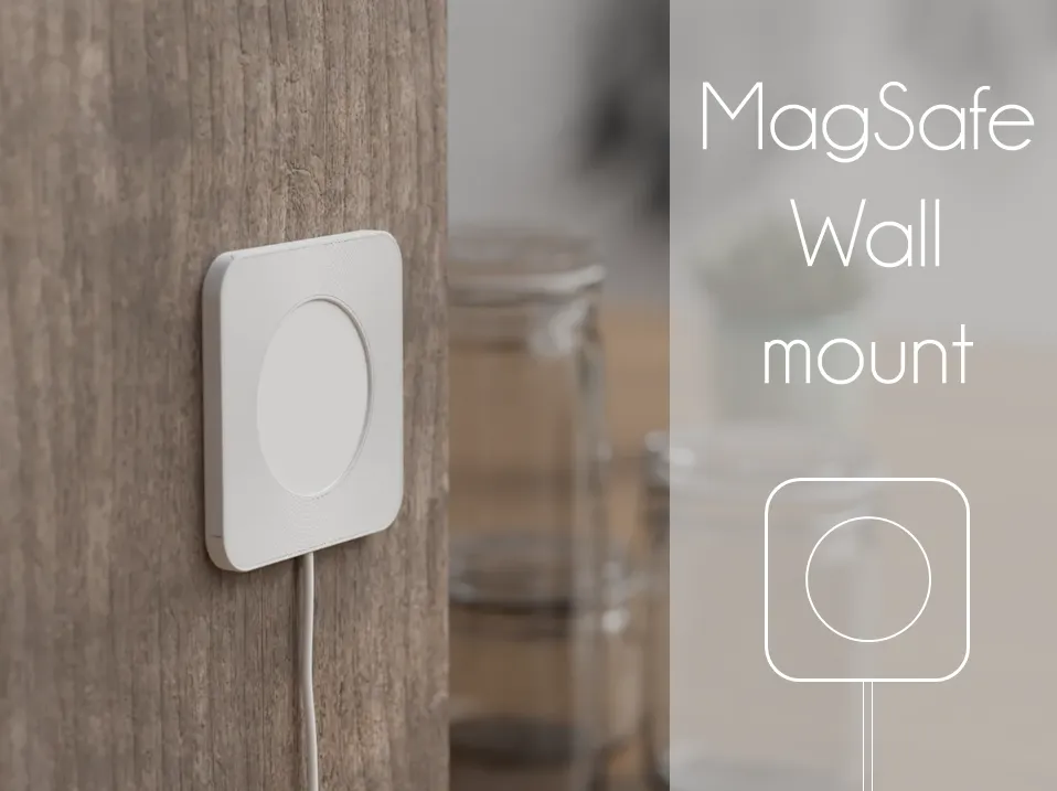 MagSafe wall mount by Hugo Download free STL model