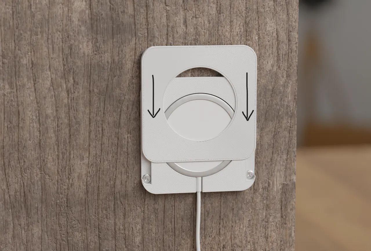 MagSafe wall mount by Hugo Download free STL model