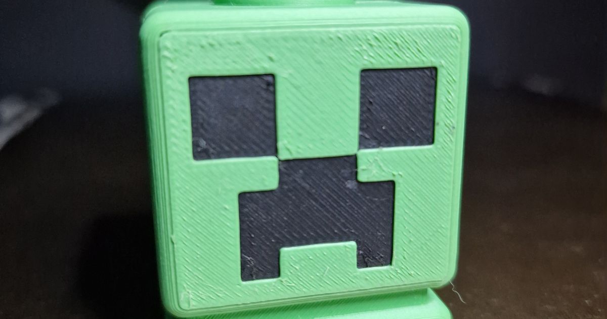 Minecraft Creeper Fidget Spinner by 3DomSculpts | Download free STL ...