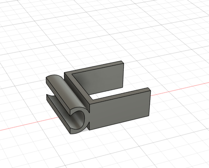 Desk cable holder