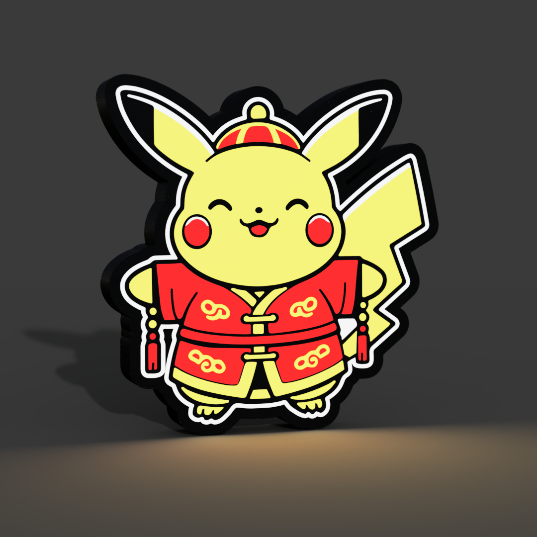 pikachu chinese new year