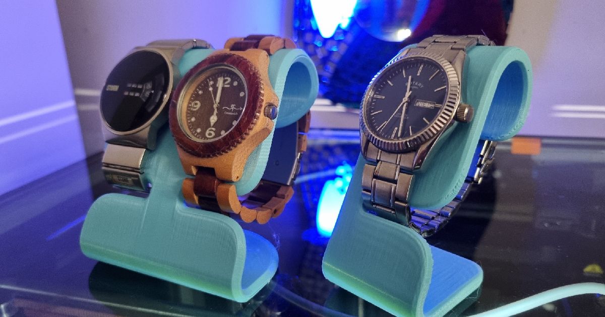Watch Display Stand Holder by Dan Download free STL model