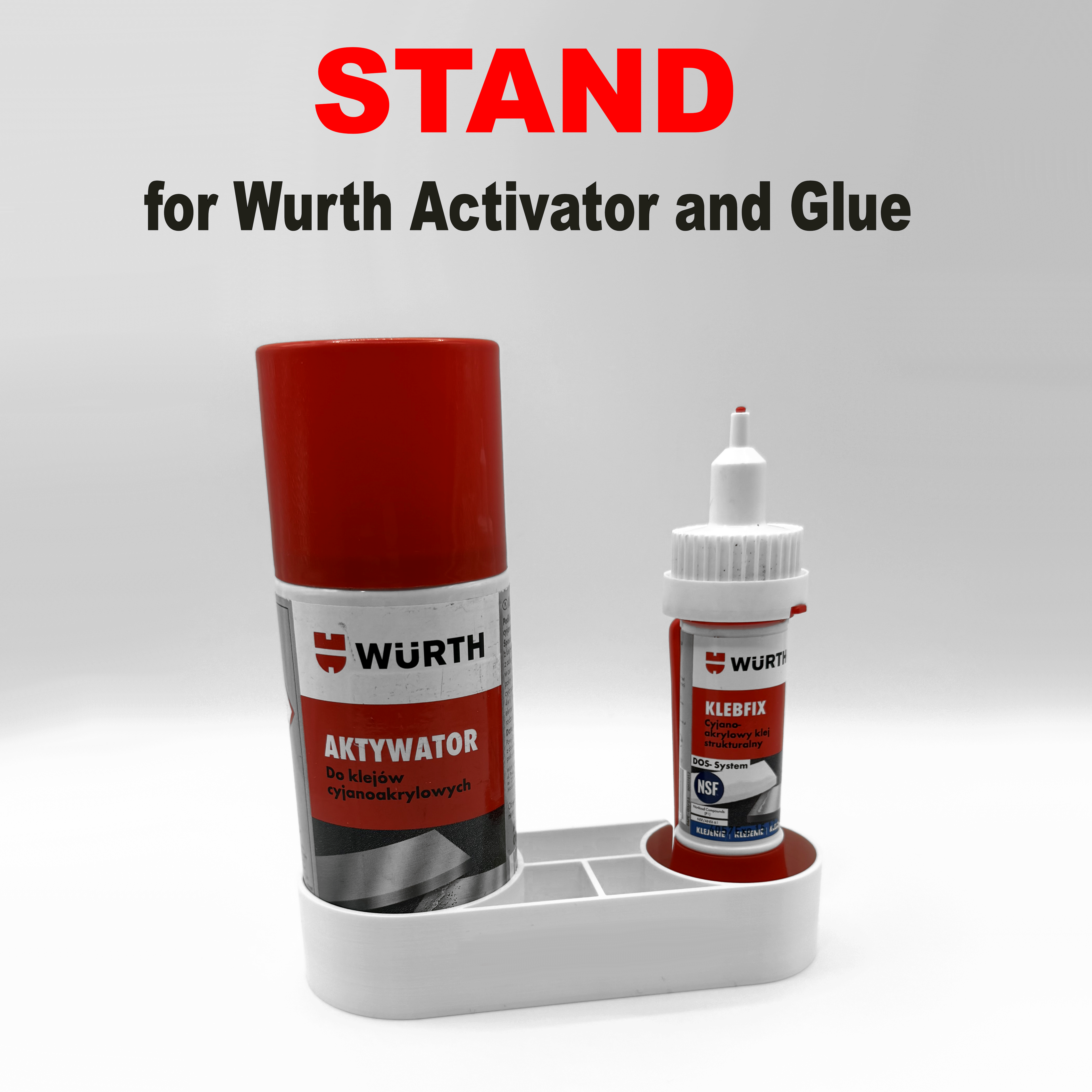 Stand for Wurth Activator and Glue