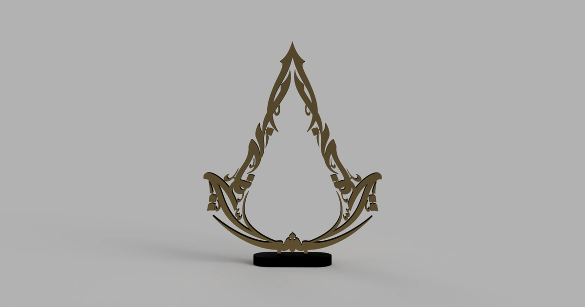 Assassin's Creed Mirage Logo with Stand by Lockwick | Download free STL ...