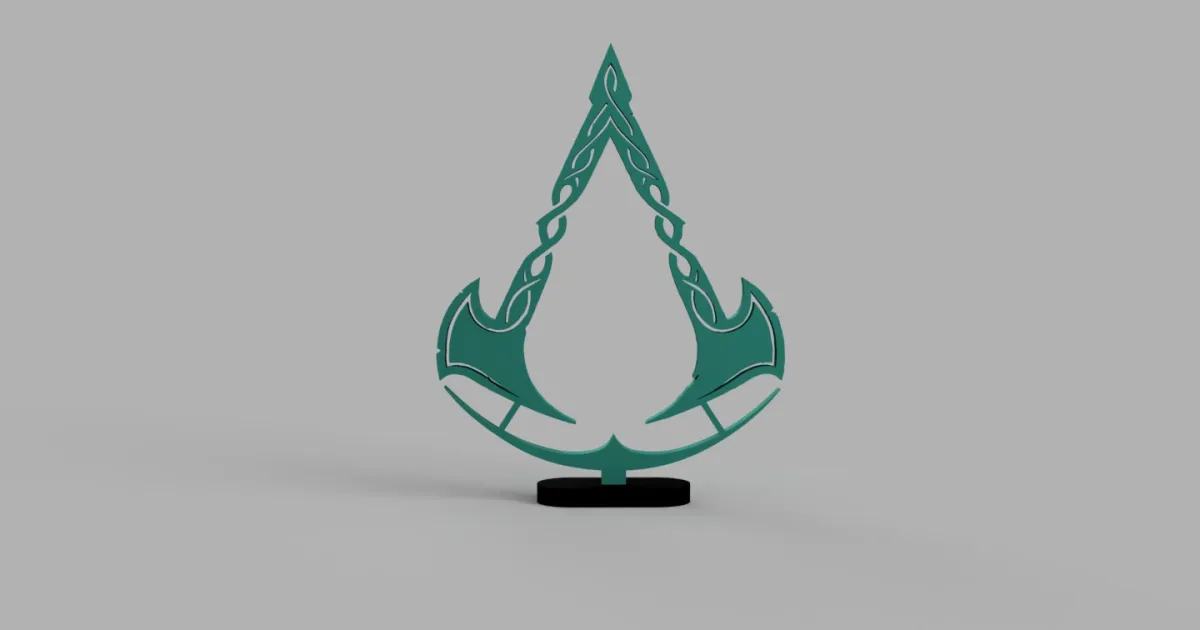 Assassin's Creed Valhalla Logo with Stand by Lockwick | Download free ...