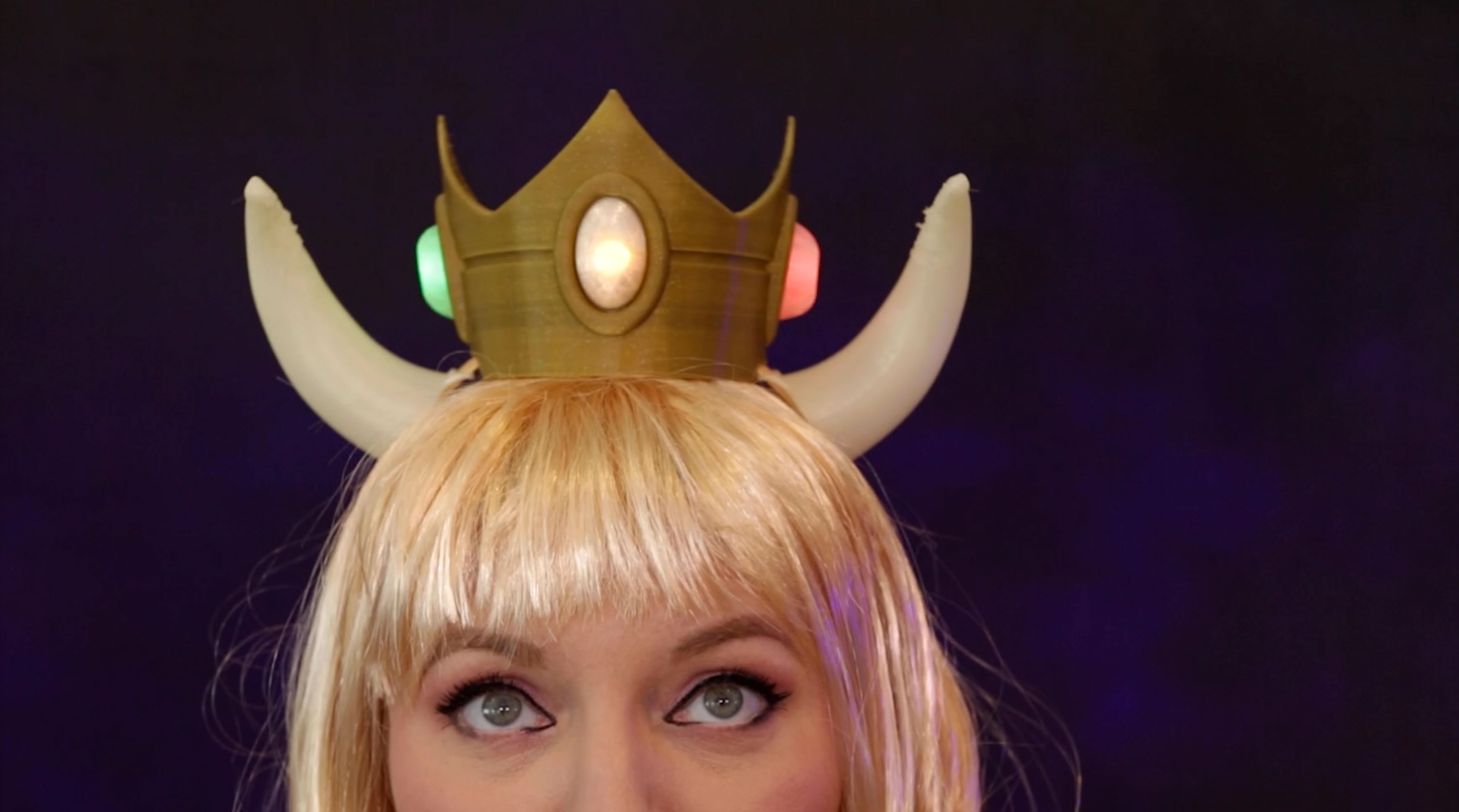 Bowsette LED Crown