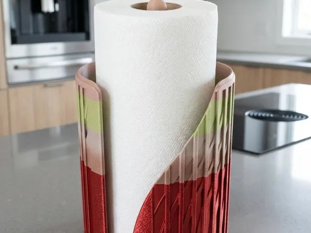 Upsilon kitchen roll holder