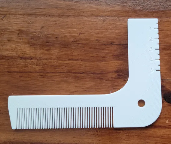 Beard Comb Sharper Angle