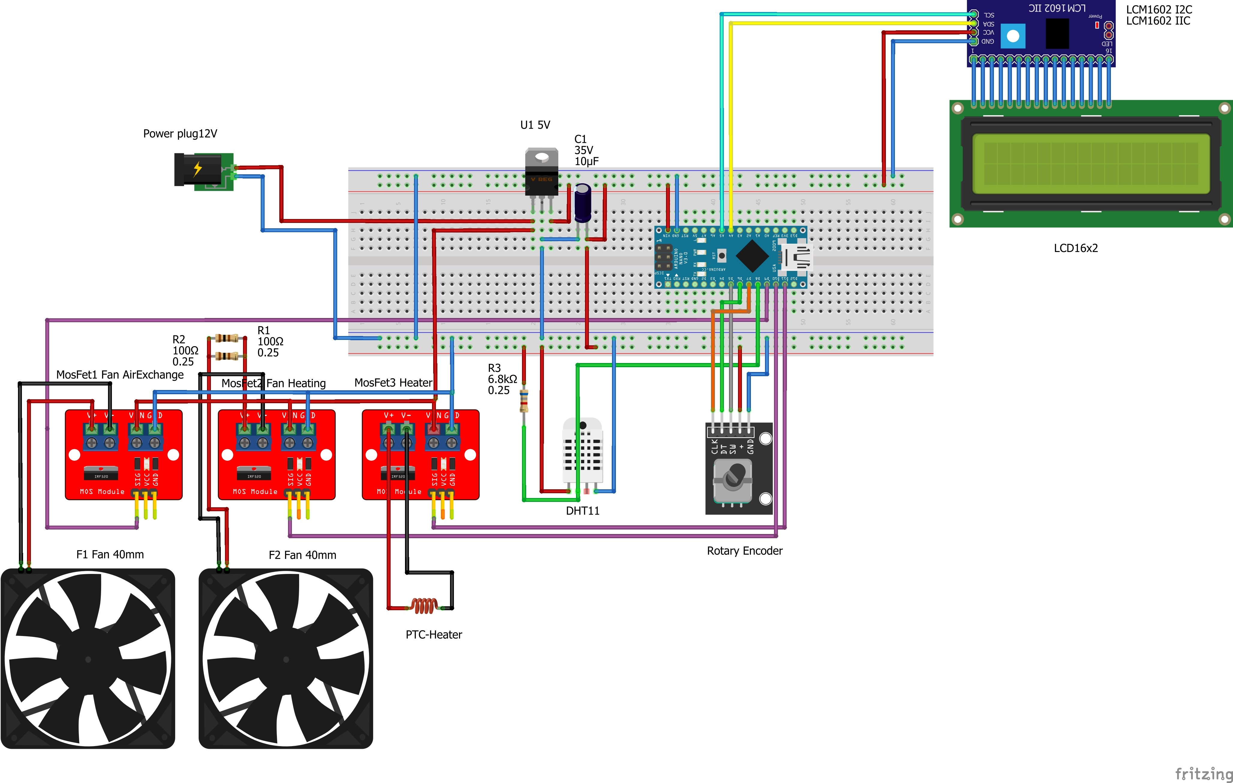 Filament dry box - heated, ventilated, Arduino controlled by werner_rh ...