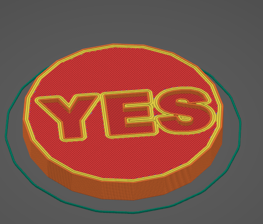 Yes No coin