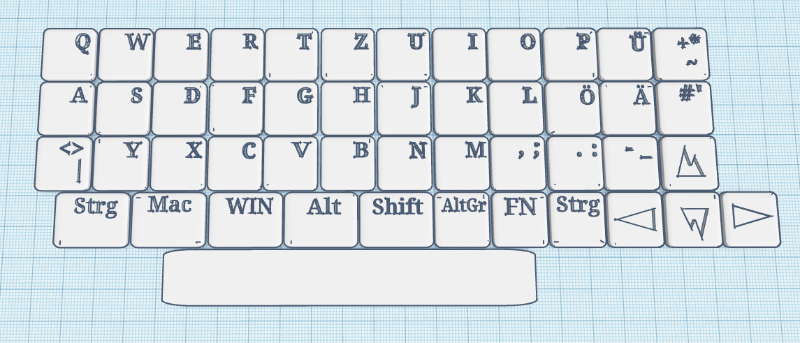 Lowest profile keycap set