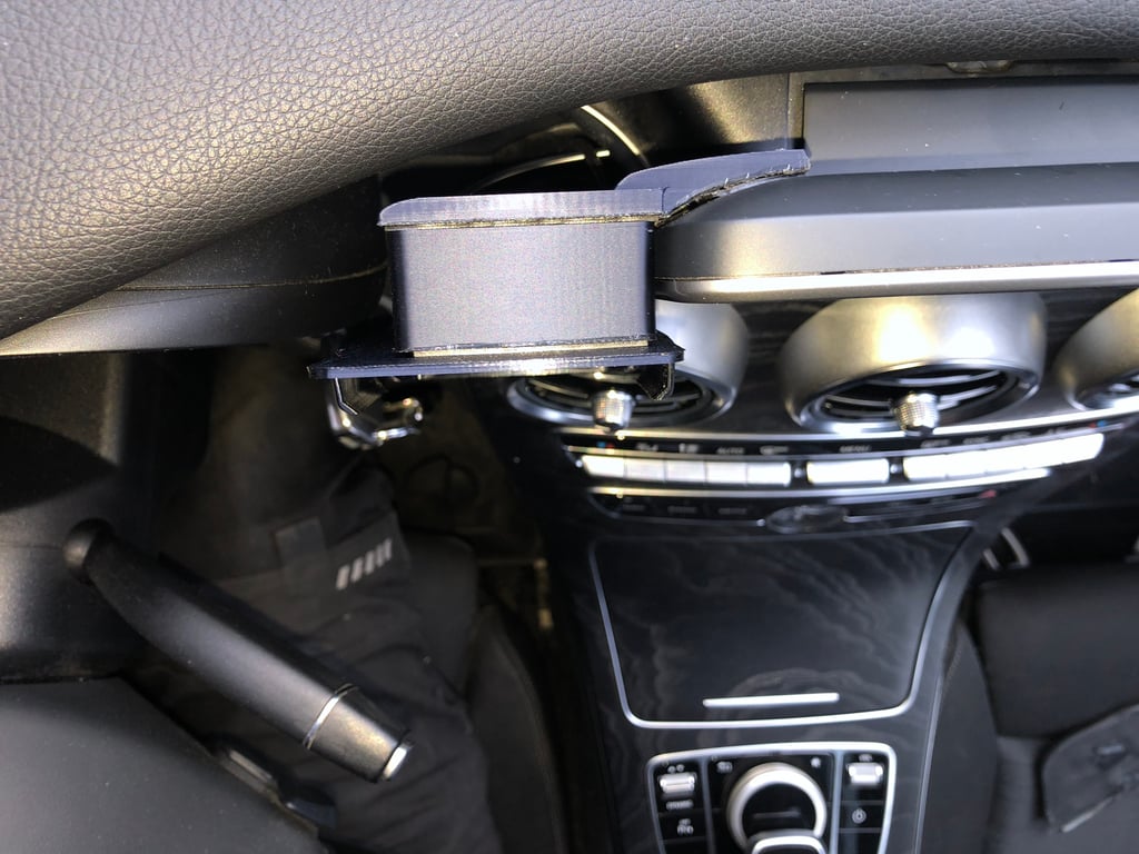 Copertura Pulsante Bracciolo In Carbonio Per Mercedes C-Class W205 E GLC X253 (2015-2020)