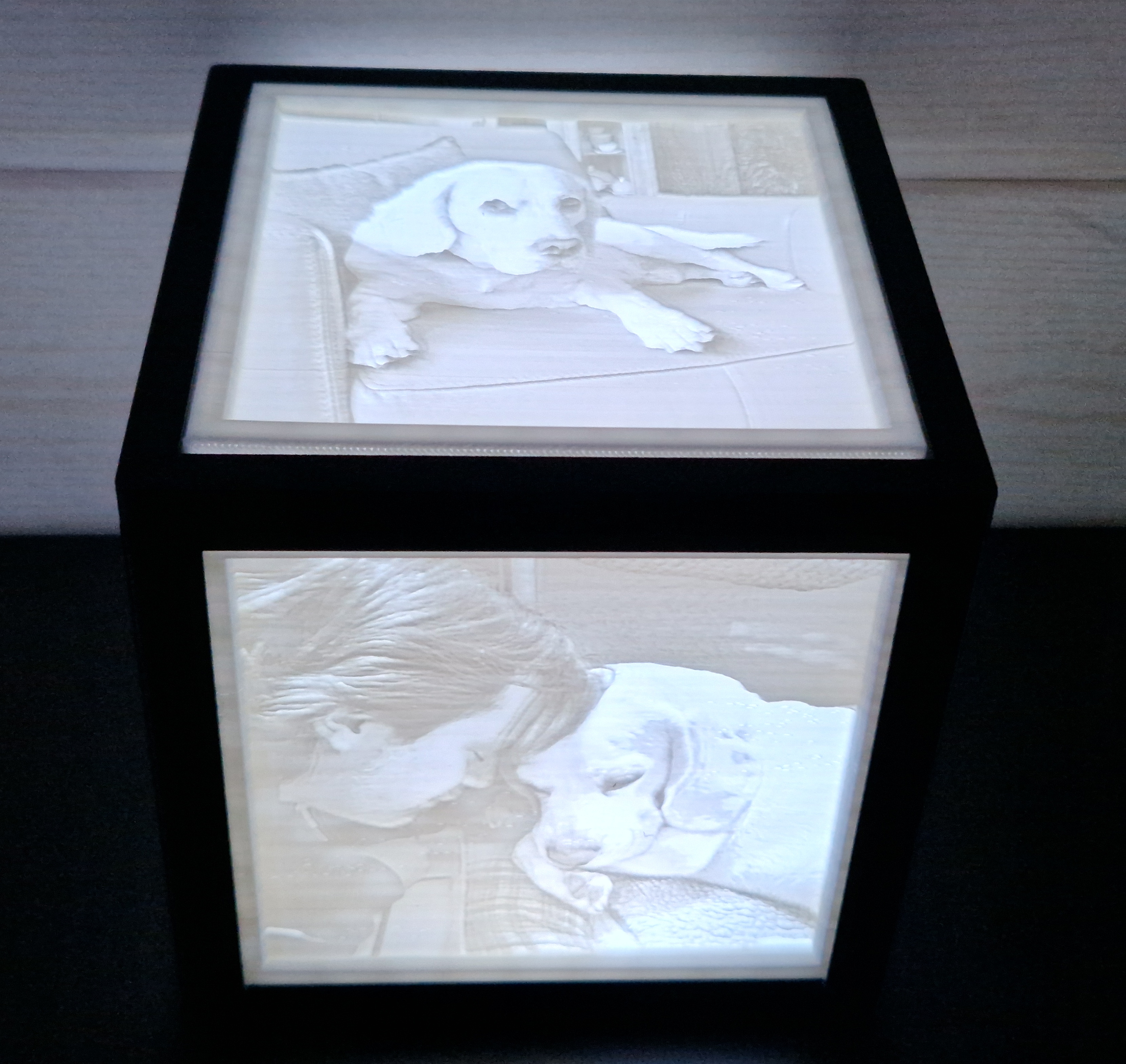 5 Photo Litophane Box - 140x140mm